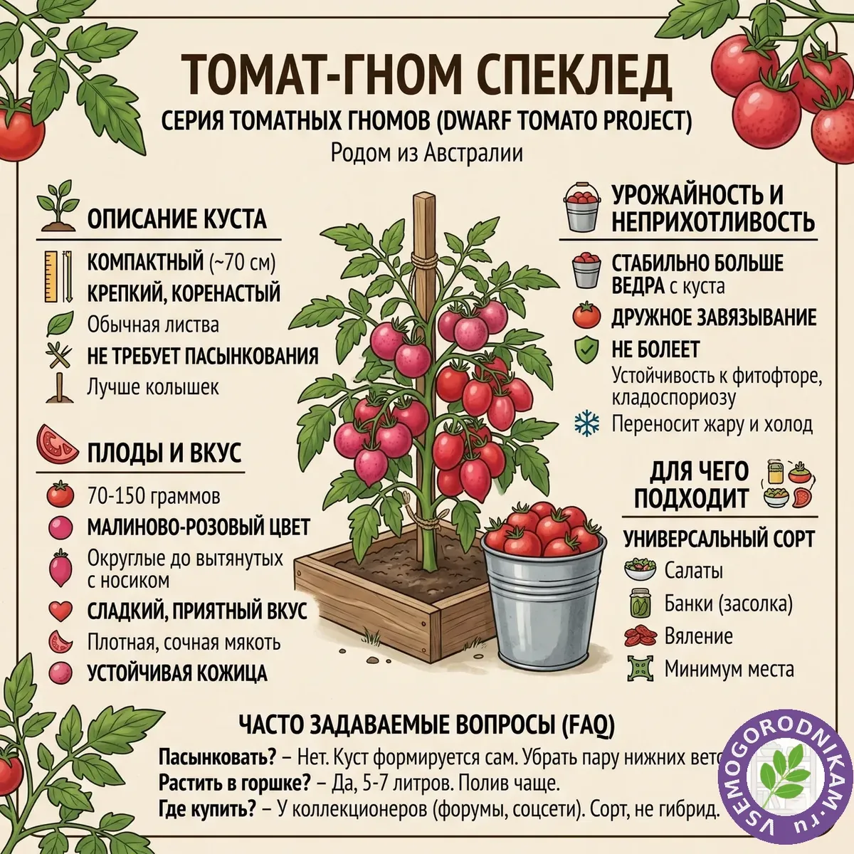 Томаты-гномы