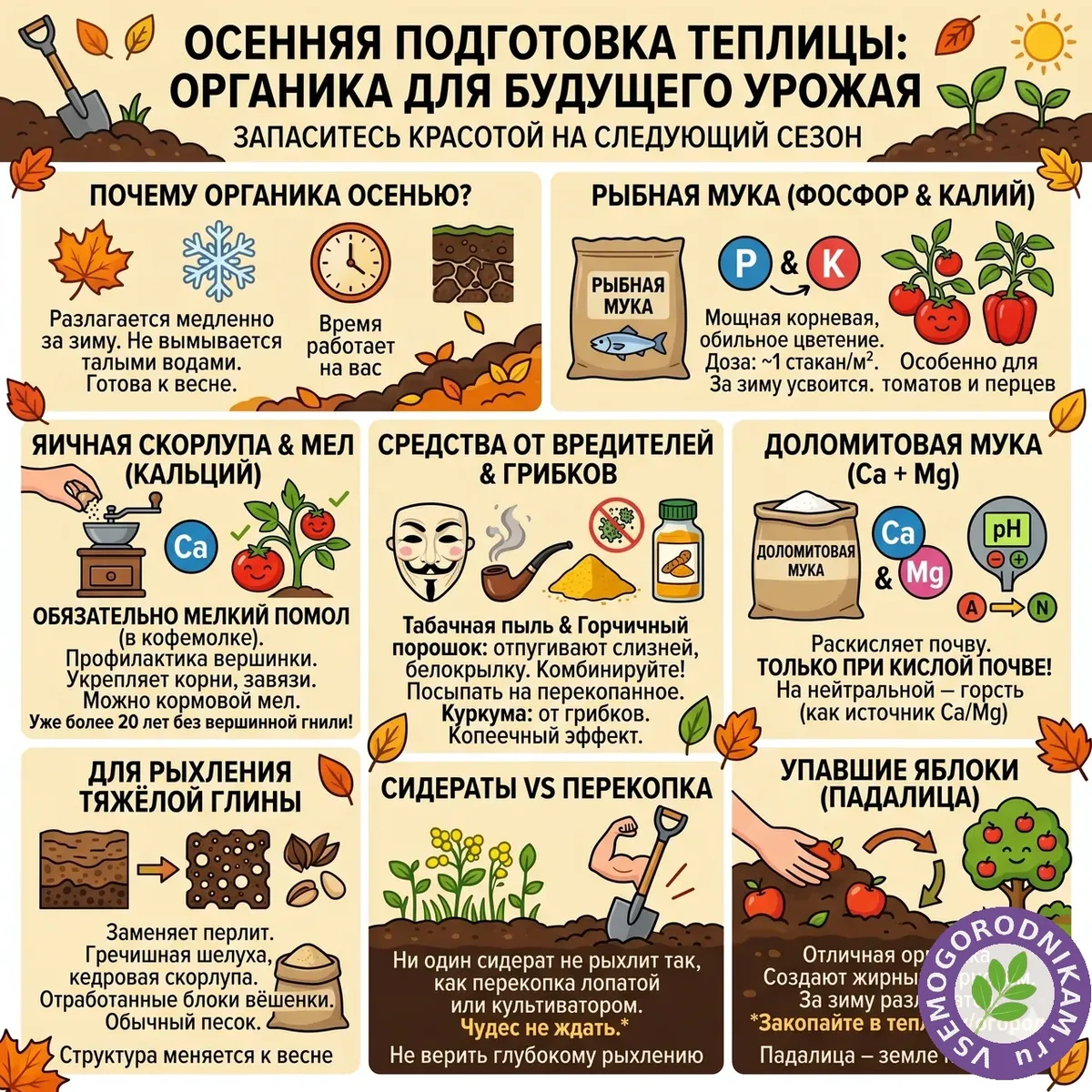 Удобрения при осенней перекопке: что внести, чтобы весной земля была плодородной